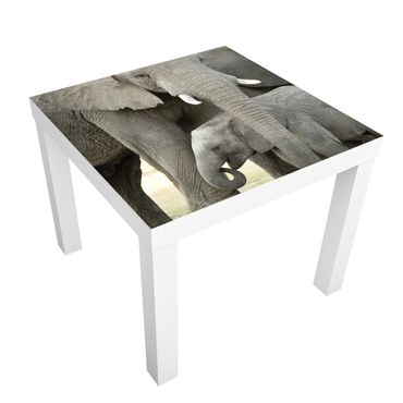 Adhesive film for furniture IKEA - Lack side table - Elephant Love