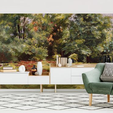 Wallpaper - Max Liebermann - Flower Terrace Wannseegarten