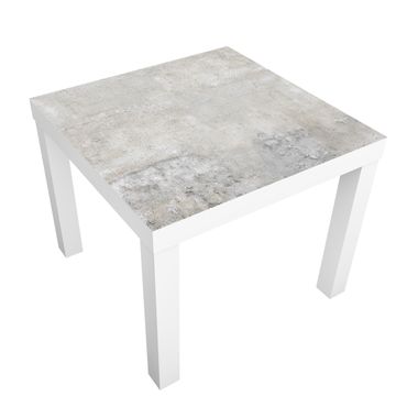 Adhesive film for furniture IKEA - Lack side table - Shabby Concrete Look