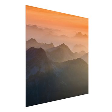 Forex print - View From The Zugspitze Mountain