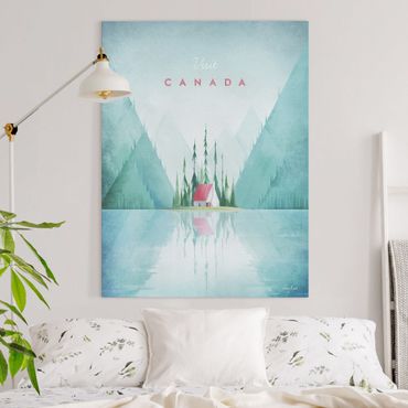 Print on canvas - Travel Poster - Canada