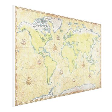 Forex print - World Map