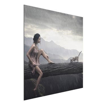 Print on aluminium - Jane In The Rain