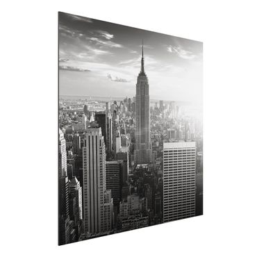 Print on aluminium - Manhattan Skyline