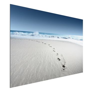 Print on aluminium - Traces In The Sand
