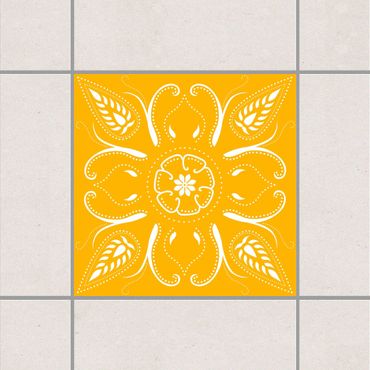 Tile sticker - Bandana Melon Yellow