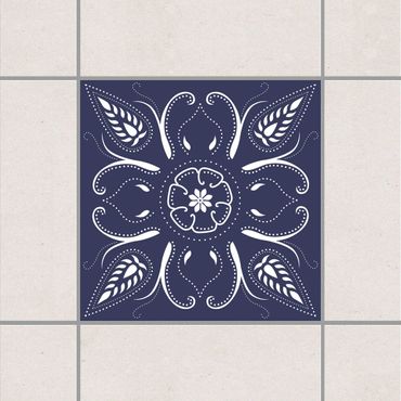 Tile sticker - Blue Bandana