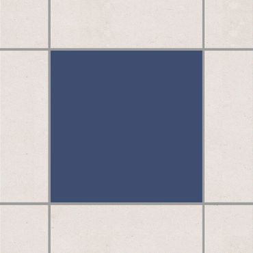 Tile sticker - Colour Grey Blue