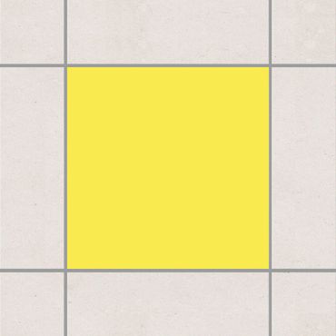 Tile sticker - Colour Lemon Yellow