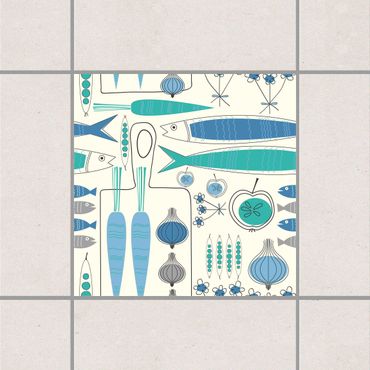 Tile sticker - Fisherman Friends Blue