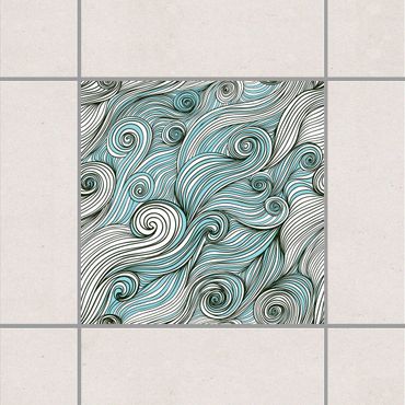 Tile sticker - God Of The Ocean