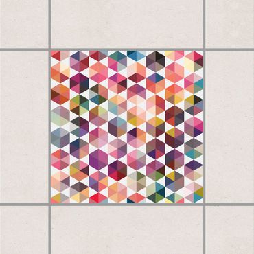 Tile sticker - Hexagon facets