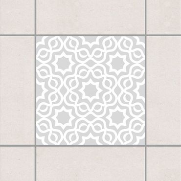 Tile sticker - Islamic Light Grey