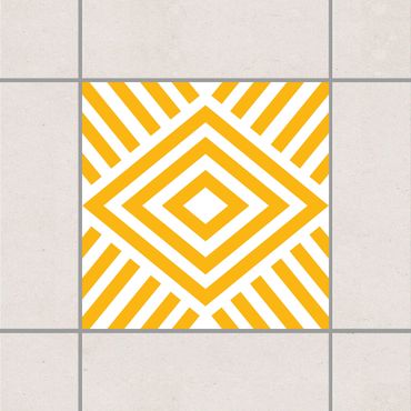 Tile sticker - Yellow Marina Melon
