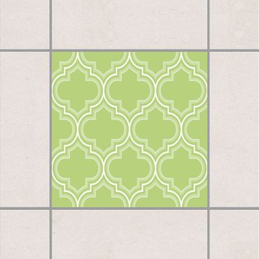Tile sticker - Retro Spring Green Morocco