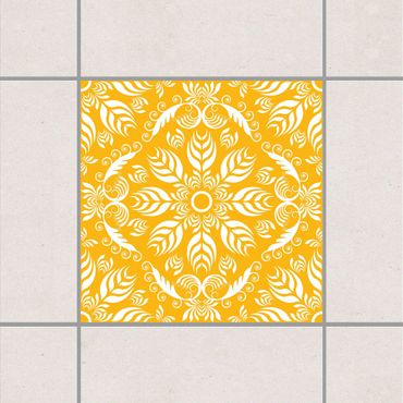 Tile sticker - Rosamunde Melon Yellow