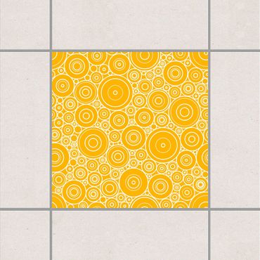 Tile sticker - Secession Lemon Yellow