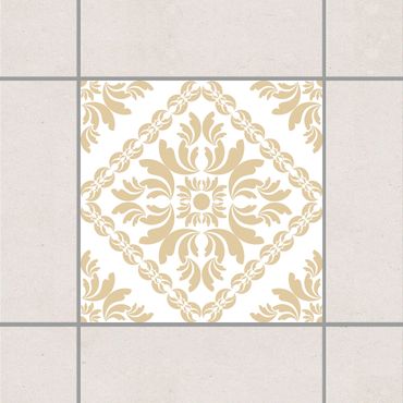 Tile sticker - Vera Rosa White Light Brown