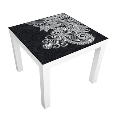Adhesive film for furniture IKEA - Lack side table - Gothic Ornament