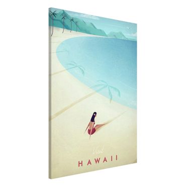 Magnetic memo board - Travel Poster - Hawaii