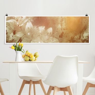 Panoramic poster flowers - Lilith
