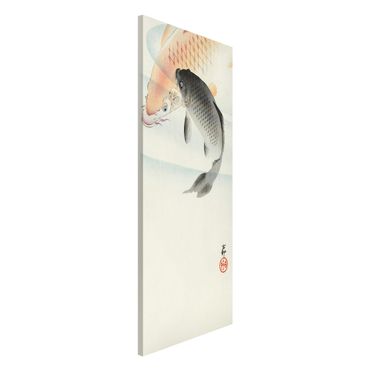 Magnetic memo board - Vintage Illustration Asian Fish L
