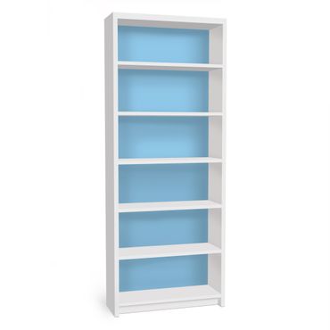 Adhesive film for furniture IKEA - Billy bookcase - Colour Light Blue