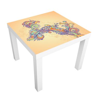 Adhesive film for furniture IKEA - Lack side table - Summer Illustration
