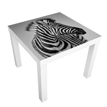 Adhesive film for furniture IKEA - Lack side table - Zebra Baby Portrait II