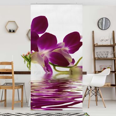 Room divider - Pink Orchid Waters