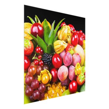 Glass print - Fruit Bokeh