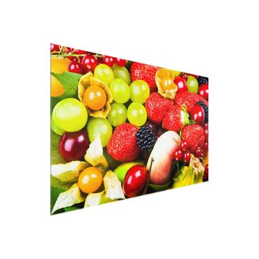 Glass print - Tropical Fruits