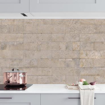 Kitchen wall cladding - Brick Wallpaper Concrete