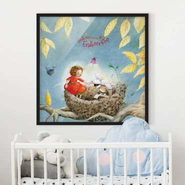 Framed poster - Little Strawberry Strawberry Fairy - Sparrow