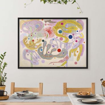 Framed poster - Wassily Kandinsky - Capricious Forms