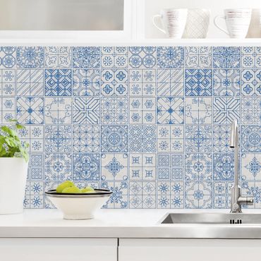 Kitchen wall cladding - Coimbra Blue