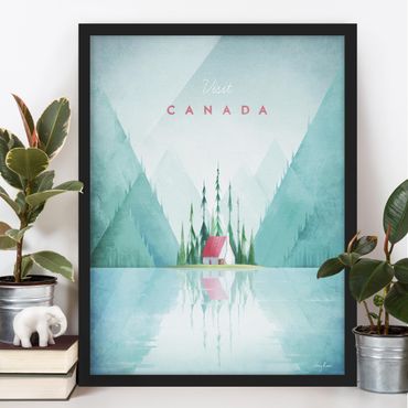 Framed poster - Travel Poster - Canada