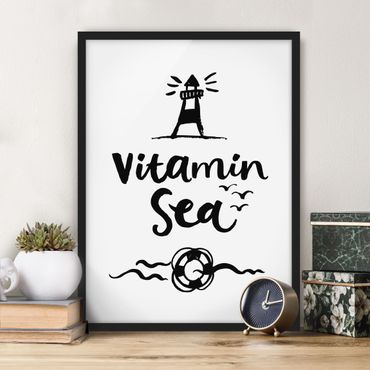Framed poster - Vitamin Sea