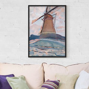 Framed poster - Piet Mondrian - Windmill