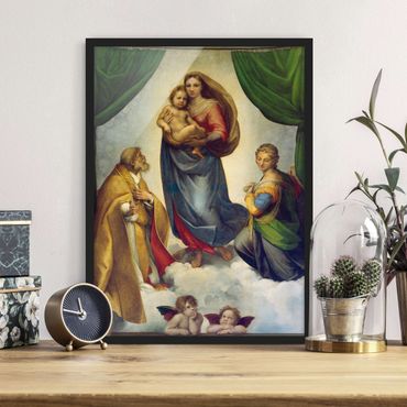Framed poster - Raffael - The Sistine Madonna