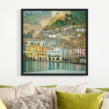 Framed poster - Gustav Klimt - Malcesine On Lake Garda