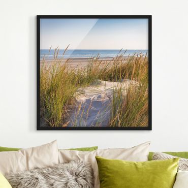 Framed poster - Beach Dune At The Sea