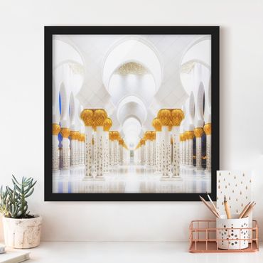Framed poster - Mosque In Gold