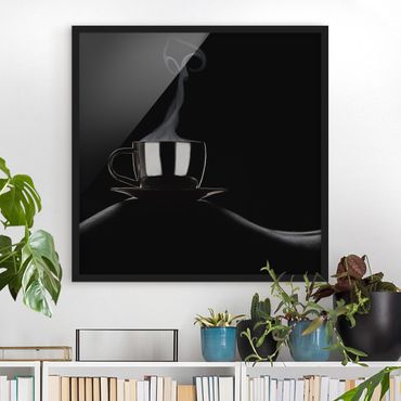 Framed poster - Coffee in Bed