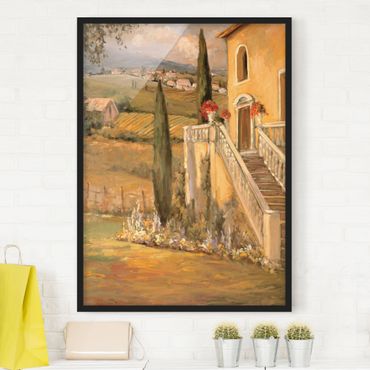 Framed poster - Italian Countryside - Porch