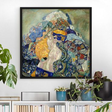 Framed poster - Gustav Klimt - Baby (cradle)