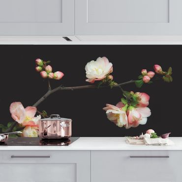 Kitchen wall cladding - Blossoming Branch Apple Tree