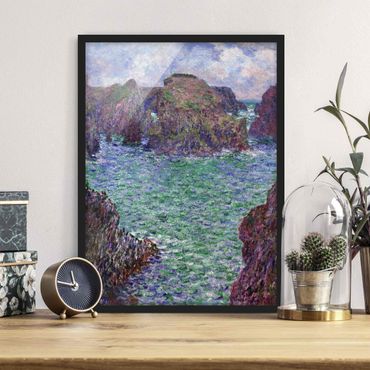 Framed poster - Claude Monet - Port-Goulphar, Belle-Île