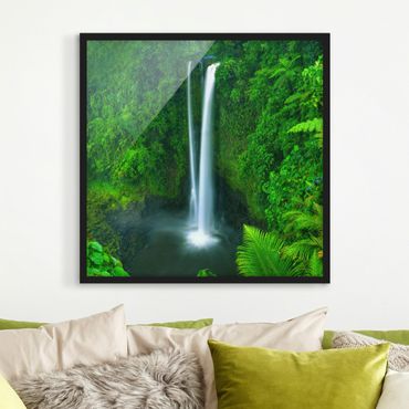 Framed poster - Heavenly Waterfall