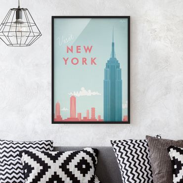 Framed poster - Travel Poster - New York